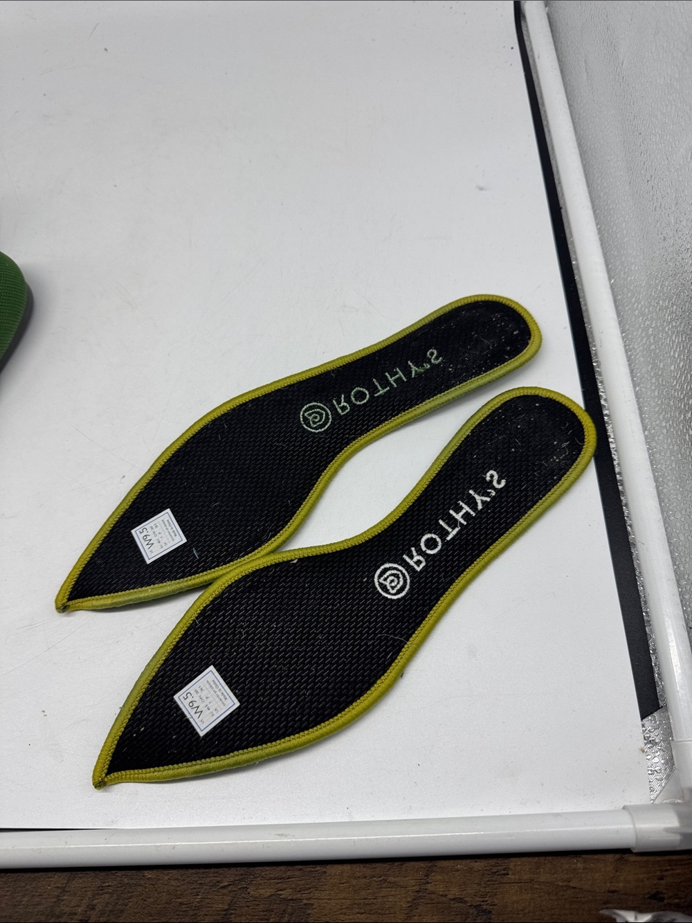 Rothy’s Willow Pointed Toe Flats Green Size 9.5 - Picture 4 of 15